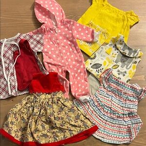 Lot of Handmade Doll Clothes- fits 18” doll